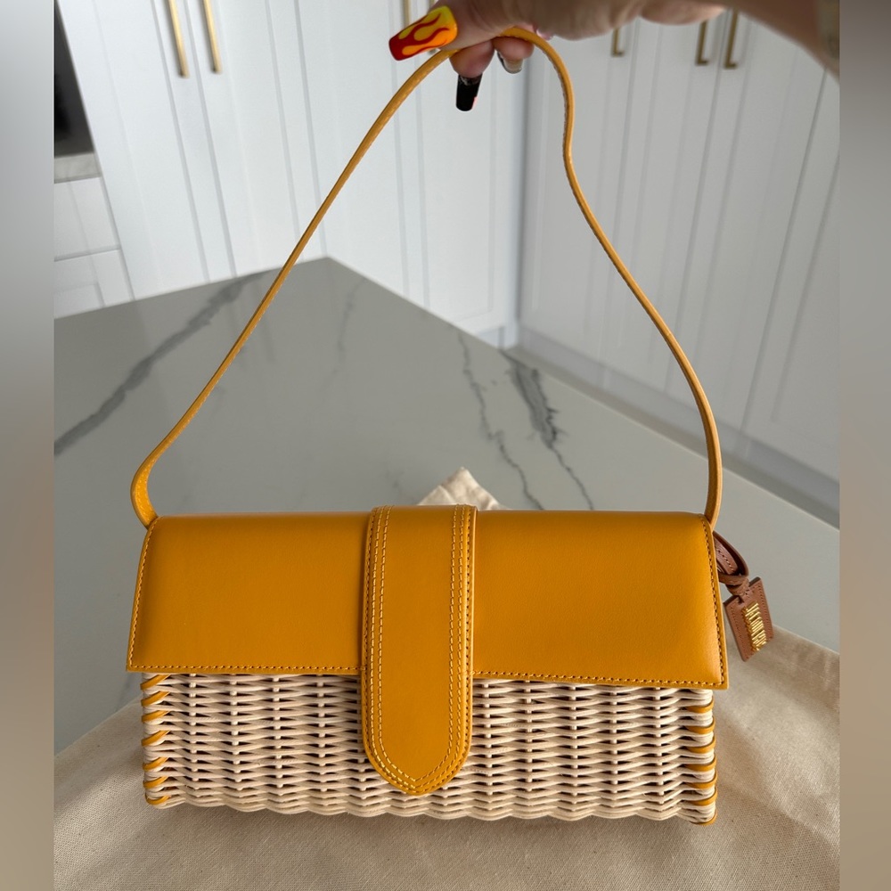 Jacquemus Le Bambino Long Osier Shoulder Bag - Picture 6 of 10
